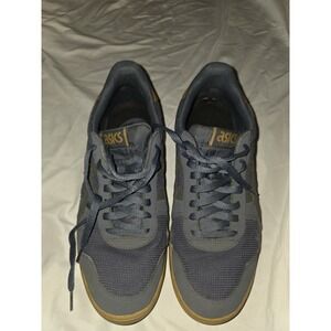 Asics Navy Blue and Tan Athletic Sneakers